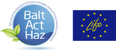 BaltActHaz logo, EU Life+ logo